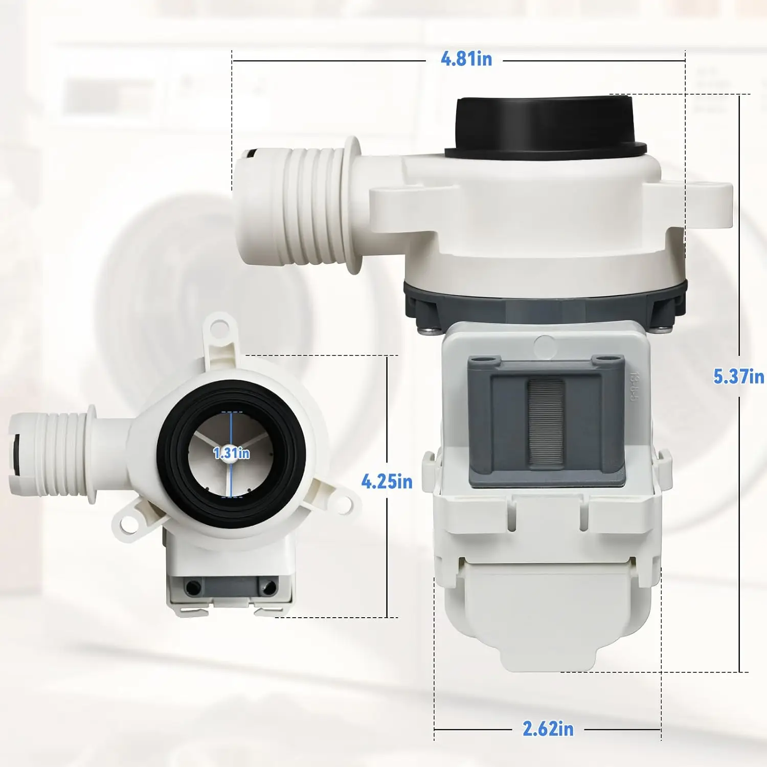 1Pc Washing Machine Drain Pump Motor Assembly Replacement Part for Whirlpool WH23X24178 Dehydrator Washing Machine Accessories
1Pc Washing Machine Drain Pump Motor Assembly Replacement Part for Whirlpool WH23X24178 Dehydrator Washing Machine Accessories
