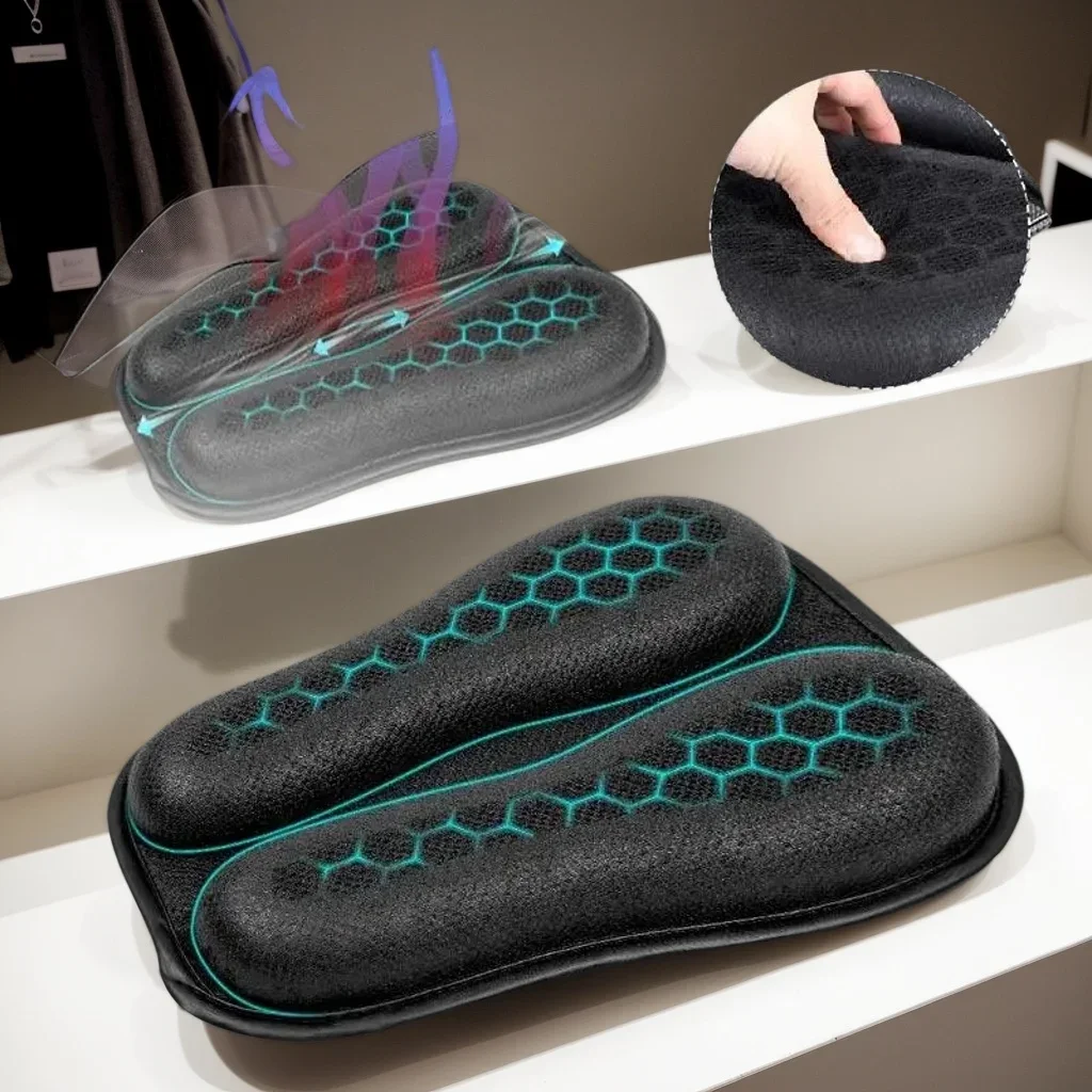 3D-сотовая подушка для сиденья мотоцикла — дышащая сетчатая гелевая подушка для езды на большие расстояния (универсальная амортизирующая) 
3D-сотовая подушка для сиденья мотоцикла — дышащая сетчатая гелевая подушка для езды на большие расстояния (универсальная амортизирующая)