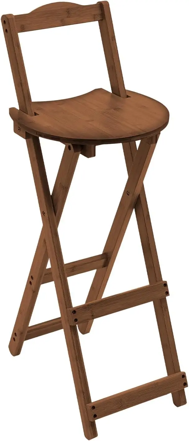 Bar Stools, Collapsible Bar Chairs, 29.5 Hes Wooden Bar Stools With Back, Breakfast Bar Chairs With Footrest, Counter Bar
Bar Stools, Collapsible Bar Chairs, 29.5 Hes Wooden Bar Stools With Back, Breakfast Bar Chairs With Footrest, Counter Bar