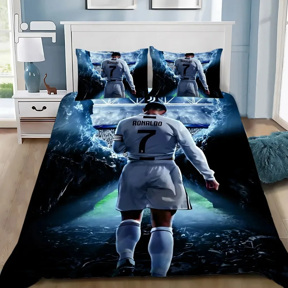 3D NEW Duvet Cover Pillowcase Bedding Set Football CR7 R-Ronaldos Adult Boy Girl Bedroom Decoration Children Single Double Large
3D NEW Duvet Cover Pillowcase Bedding Set Football CR7 R-Ronaldos Adult Boy Girl Bedroom Decoration Children Single Double Large