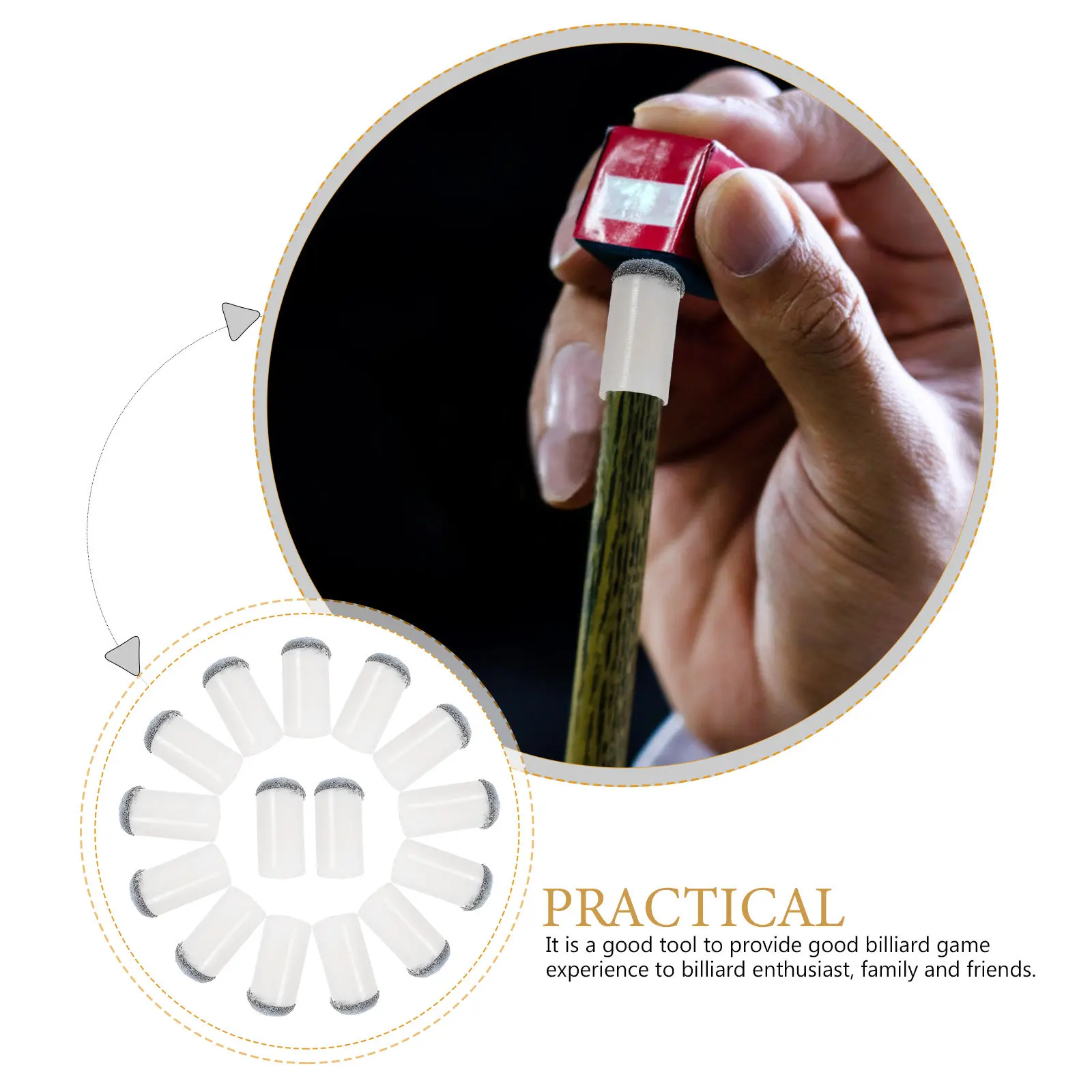 50 шт. сменных наконечников для бильярдных киев, прочные наконечники для защиты конца кия, превосходное качество изготовления, долговечность
50 шт. сменных наконечников для бильярдных киев, прочные наконечники для защиты конца кия, превосходное качество изготовления, долговечность