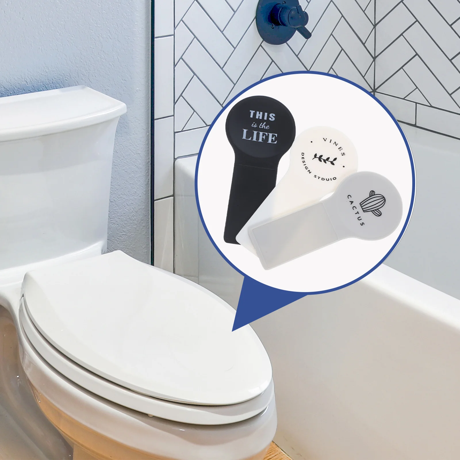 3Pcs Toilet Seating Lifter Plastic Lid Handle Household Practical Portable Bathroom Toilet Cover Lifters Closestool Accessories
3Pcs Toilet Seating Lifter Plastic Lid Handle Household Practical Portable Bathroom Toilet Cover Lifters Closestool Accessories