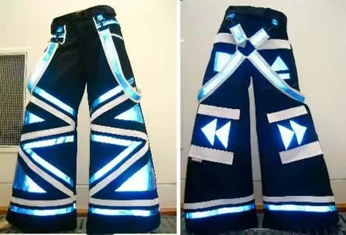 RAVE GEAR phat pants shuffle dancing cool reflective strip Pants Ghost Dance Reflective Pants Street Hip-hop Pants Night R67
RAVE GEAR phat pants shuffle dancing cool reflective strip Pants Ghost Dance Reflective Pants Street Hip-hop Pants Night R67