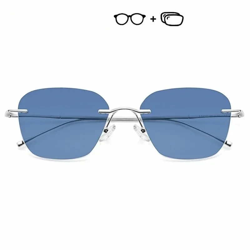 XUKA Progressive Tinted Lenses Eyeglasses Titanium Rimless Eyewear Optical with Prescription Glasses MyopiaRecipe
XUKA Progressive Tinted Lenses Eyeglasses Titanium Rimless Eyewear Optical with Prescription Glasses MyopiaRecipe
