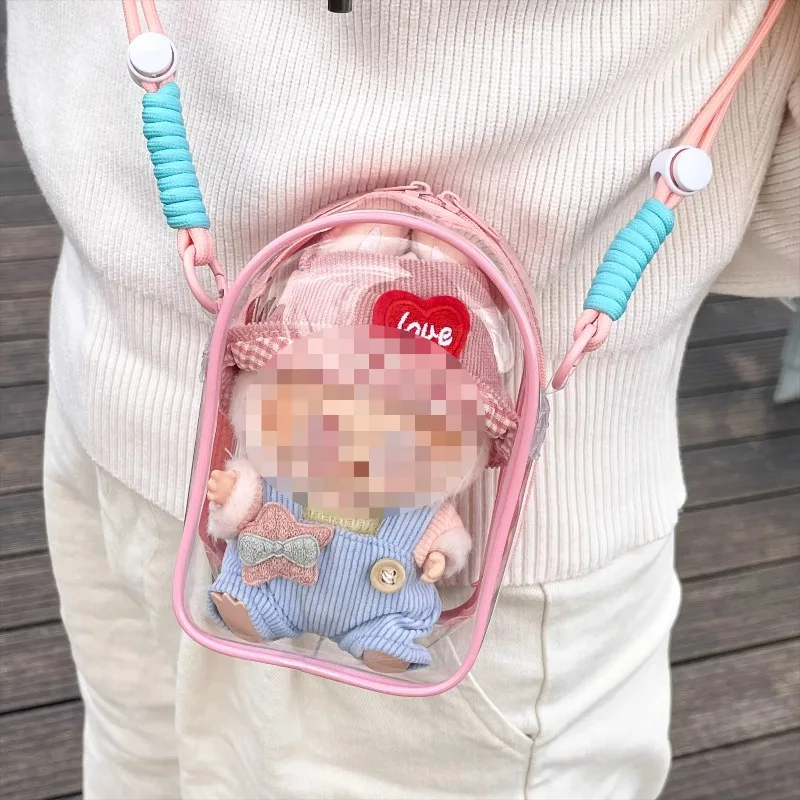 For Labubu Protect Case Labubu Sitting Party Cotton Doll Shoulder Pain Bag PVC Storage Bag Labubu Walk Bag Dustproof
For Labubu Protect Case Labubu Sitting Party Cotton Doll Shoulder Pain Bag PVC Storage Bag Labubu Walk Bag Dustproof