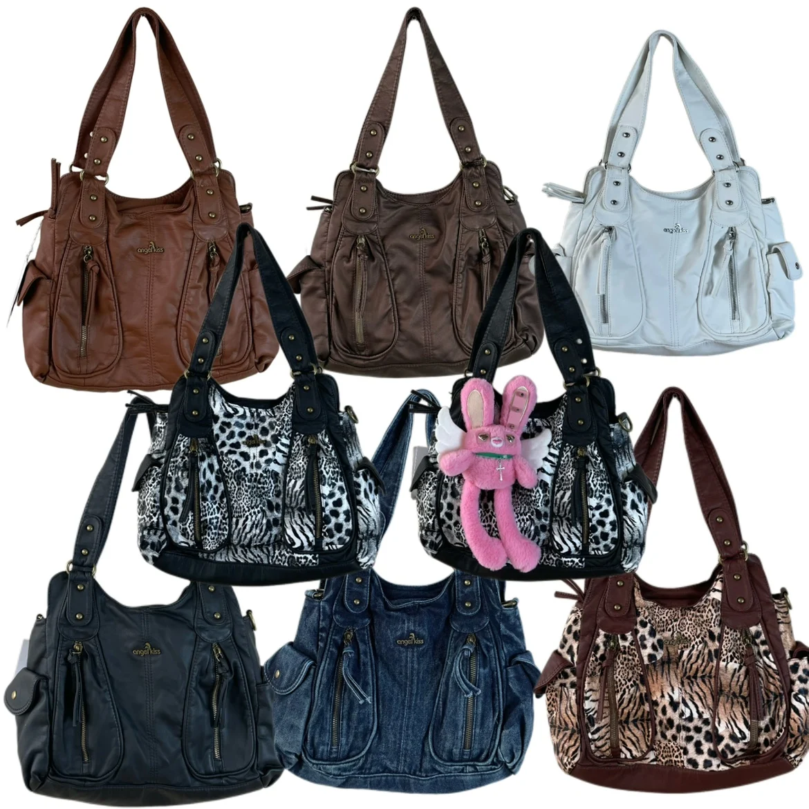 Original Design Spice Girl Leopard Print Soft Leather Scooter Bag Fashion Shoulder Tote Crossbody Bags for Women Hot Selling
Original Design Spice Girl Leopard Print Soft Leather Scooter Bag Fashion Shoulder Tote Crossbody Bags for Women Hot Selling