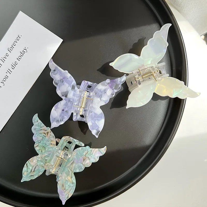 DuoShang 7CM Colorful Butterfly Hair Claw Eco-friendly Acetate Claw Clips INS Trendy Hair Clips Hair Accessories for Women Girls
DuoShang 7CM Colorful Butterfly Hair Claw Eco-friendly Acetate Claw Clips INS Trendy Hair Clips Hair Accessories for Women Girls