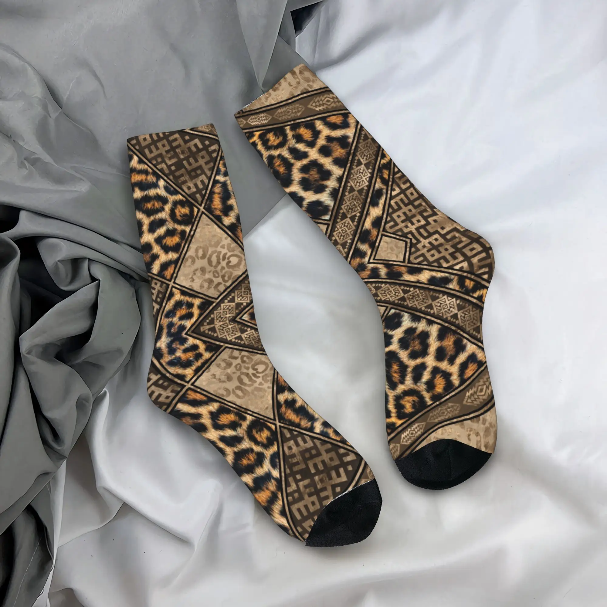 Custom Print Leopard Fur Ethnic Tribal Geometric Ornaments Socks Stretchy Summer Autumn Winter Animal Leather Texture Crew Socks
Custom Print Leopard Fur Ethnic Tribal Geometric Ornaments Socks Stretchy Summer Autumn Winter Animal Leather Texture Crew Socks