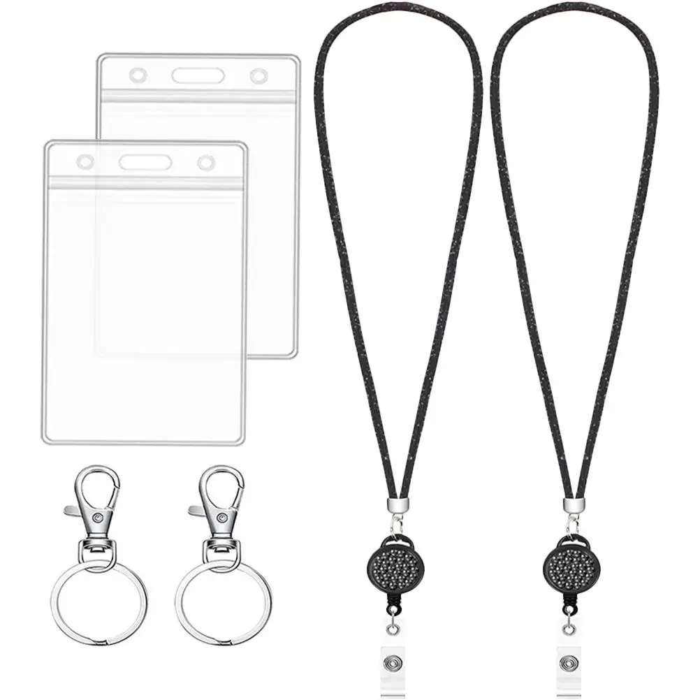 Retractable ID Holder Badge Lanyard Clear Plastic Cover Waterproof Black Card Case Student School Work Pass AntiScratch
Retractable ID Holder Badge Lanyard Clear Plastic Cover Waterproof Black Card Case Student School Work Pass AntiScratch