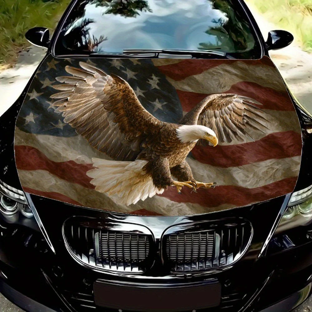 American Flag Element Eagle Car Hood Sticker Packaging Vinyl Film Engine Hood Sticker Car Hood Protective Film Car Parts Accesso
American Flag Element Eagle Car Hood Sticker Packaging Vinyl Film Engine Hood Sticker Car Hood Protective Film Car Parts Accesso
