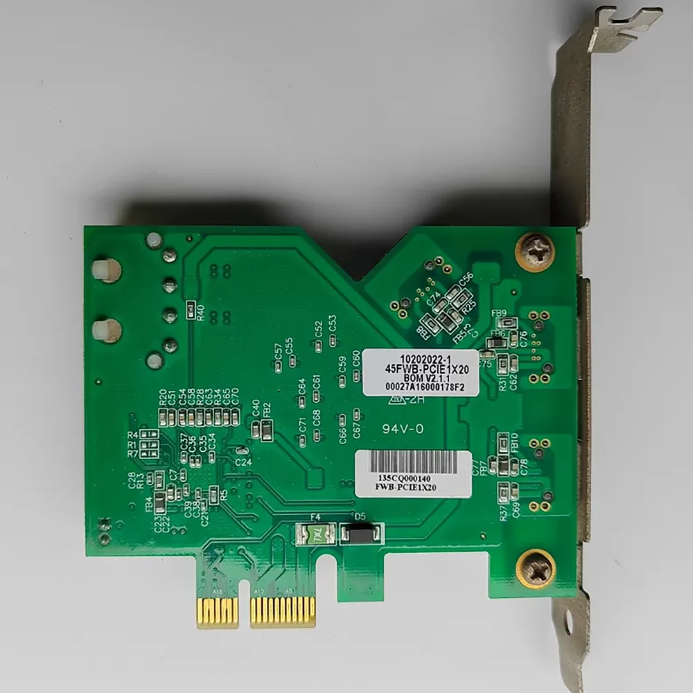 Карта для захвата изображений камеры FWB-PCIE1X20 Rev.2.1.1
Карта для захвата изображений камеры FWB-PCIE1X20 Rev.2.1.1