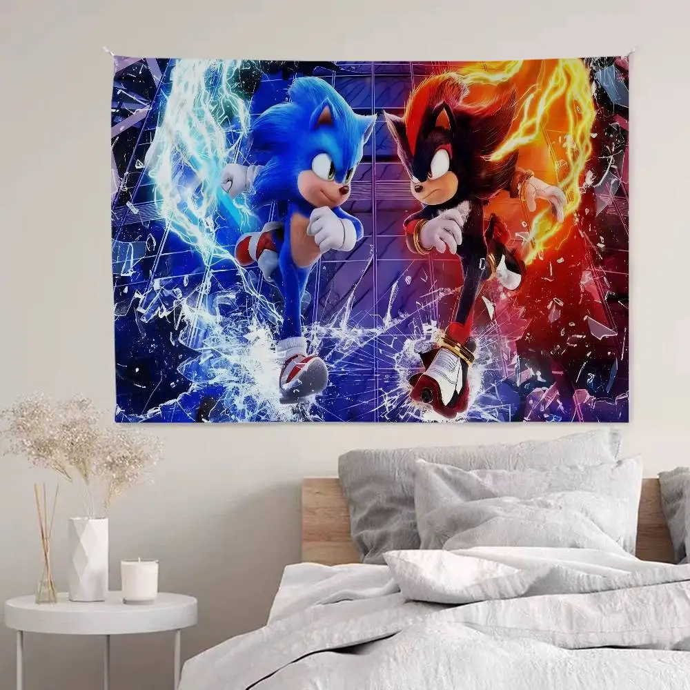 Cartoon S-Sonic DIY Wall Tapestry For Living Room Home Dorm Decor Wall Art Decor
Cartoon S-Sonic DIY Wall Tapestry For Living Room Home Dorm Decor Wall Art Decor
