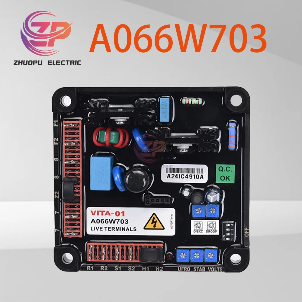 Оригинальный A066W703 Stanford STAMFORD AVR, модуль стабилизации напряжения VITA ™ 01, подходит для генераторов серии S0S1.
Оригинальный A066W703 Stanford STAMFORD AVR, модуль стабилизации напряжения VITA ™ 01, подходит для генераторов серии S0S1.