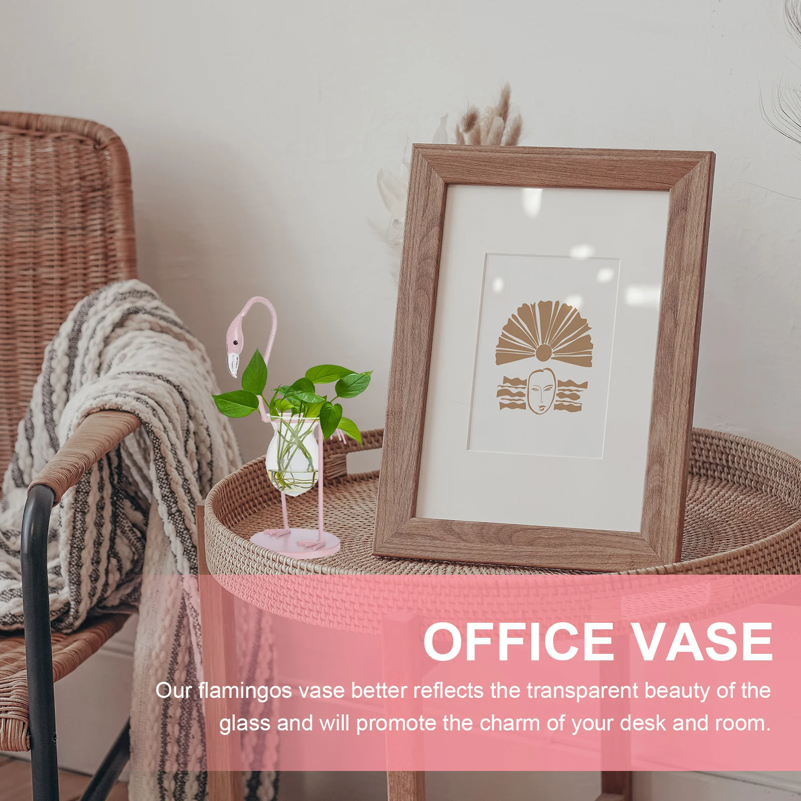 1Pcs Iron Flamingos Glass Plant Vase Hydroponic Decorative Desktop Flower Vase Creative Office Home Desk Display Ornament
1Pcs Iron Flamingos Glass Plant Vase Hydroponic Decorative Desktop Flower Vase Creative Office Home Desk Display Ornament