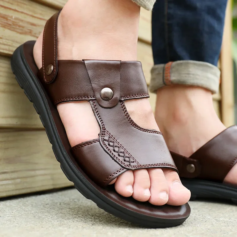 Men's Sandals Summer shoes men Beach Slippers Men's flip-flops men shoes Casual sneaker slides flat sandals sandalias hombre 슬리퍼
Men's Sandals Summer shoes men Beach Slippers Men's flip-flops men shoes Casual sneaker slides flat sandals sandalias hombre 슬리퍼