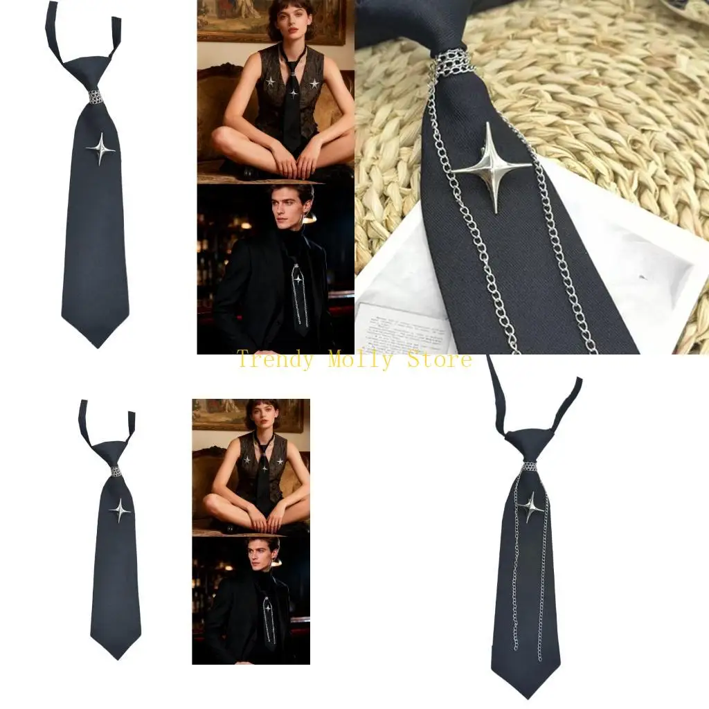 N5KB Generous Necktie No Tie Technology Adjustable Length Elegant Silk Component For work Attirement And Sophisticated casual
N5KB Generous Necktie No Tie Technology Adjustable Length Elegant Silk Component For work Attirement And Sophisticated casual
