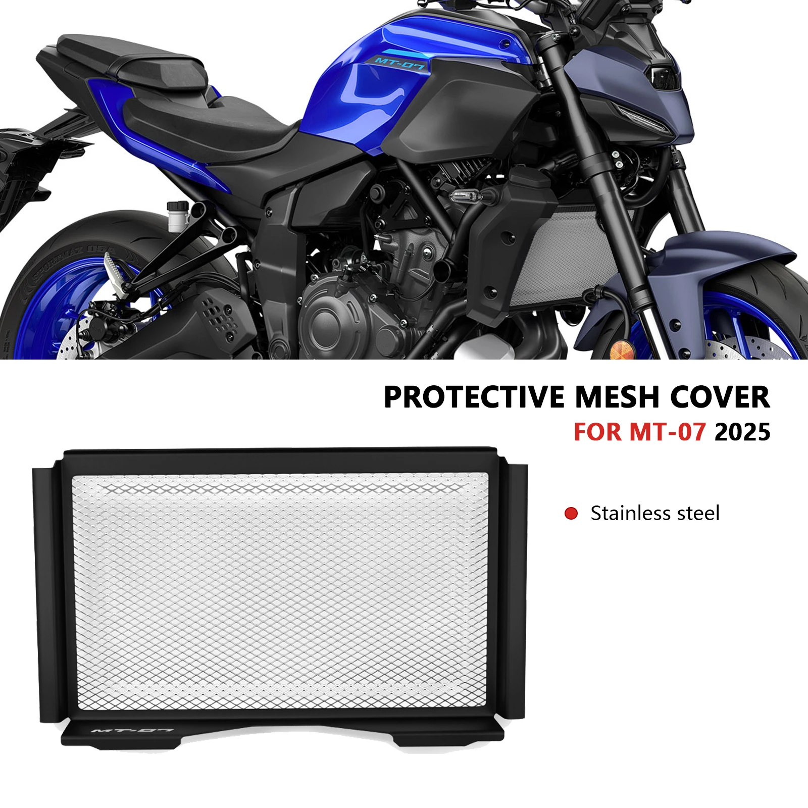 For Water tank protection cover motorcycle water tank cooling net cover radiator protection net MT-07 2025 mt07 MT07 2025
For Water tank protection cover motorcycle water tank cooling net cover radiator protection net MT-07 2025 mt07 MT07 2025