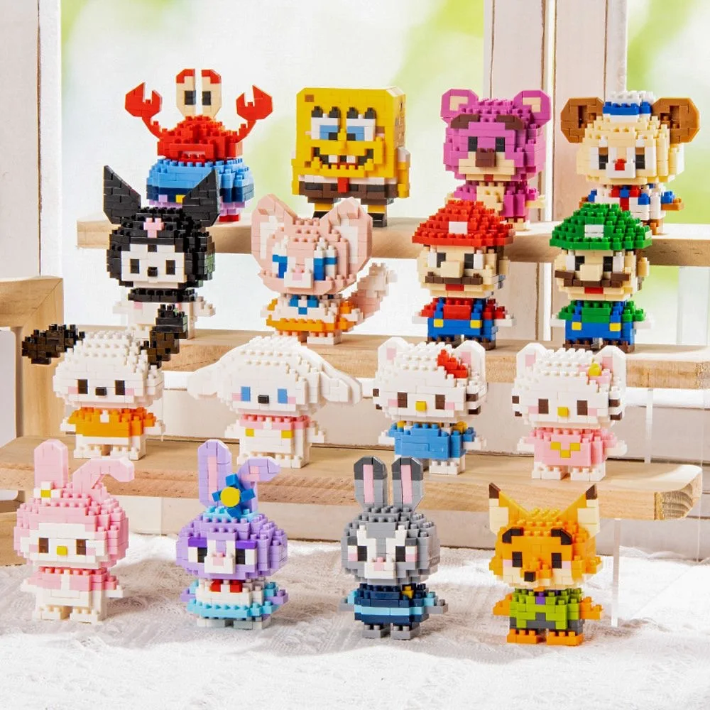 Potdemiel Stitch Microparticle Building Block Strawberry Bear Cartoon Dolls Rabbit Kid Puzzle Assembly Toys Mini Surprise Gift
Potdemiel Stitch Microparticle Building Block Strawberry Bear Cartoon Dolls Rabbit Kid Puzzle Assembly Toys Mini Surprise Gift