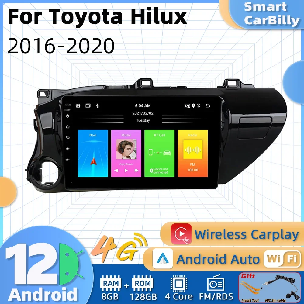 2 Din Android Car Radio for Toyota Hilux 2016-2020 Car Stereo Multimedia Player GPS Navigation Head Unit Autoradio
2 Din Android Car Radio for Toyota Hilux 2016-2020 Car Stereo Multimedia Player GPS Navigation Head Unit Autoradio