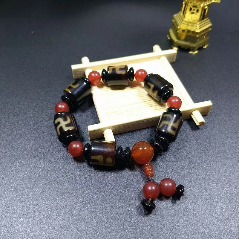 Новый высококачественный атмосферный браслет из бусин Дзи в этническом стиле НАО, браслет из бусин Дзи с девятью глазами
Новый высококачественный атмосферный браслет из бусин Дзи в этническом стиле НАО, браслет из бусин Дзи с девятью глазами