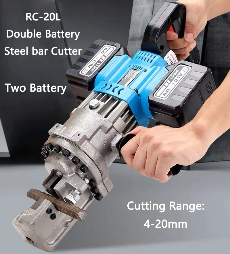 Small Portable Electric Hydraulic Steel bar Cutter RC-20L Handheld Rebar Cutting Machine Steel bar Cutting Pliers 4-20mm
Small Portable Electric Hydraulic Steel bar Cutter RC-20L Handheld Rebar Cutting Machine Steel bar Cutting Pliers 4-20mm