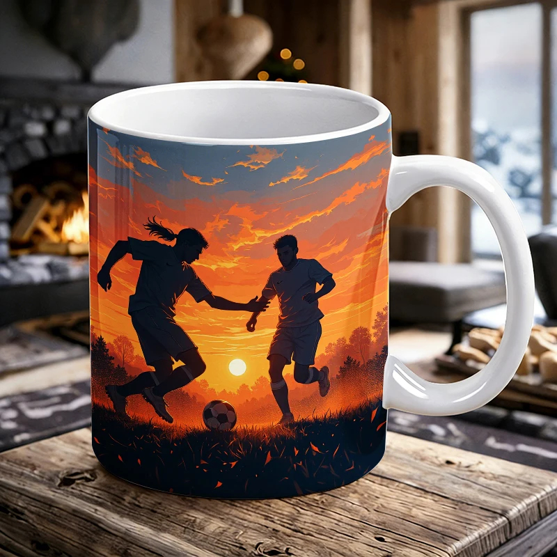 Soccer Sunset The Art of Play Mug Coffee Cup Ceramic Cup with a bottle opener function of 2026 Major Football Event
Soccer Sunset The Art of Play Mug Coffee Cup Ceramic Cup with a bottle opener function of 2026 Major Football Event