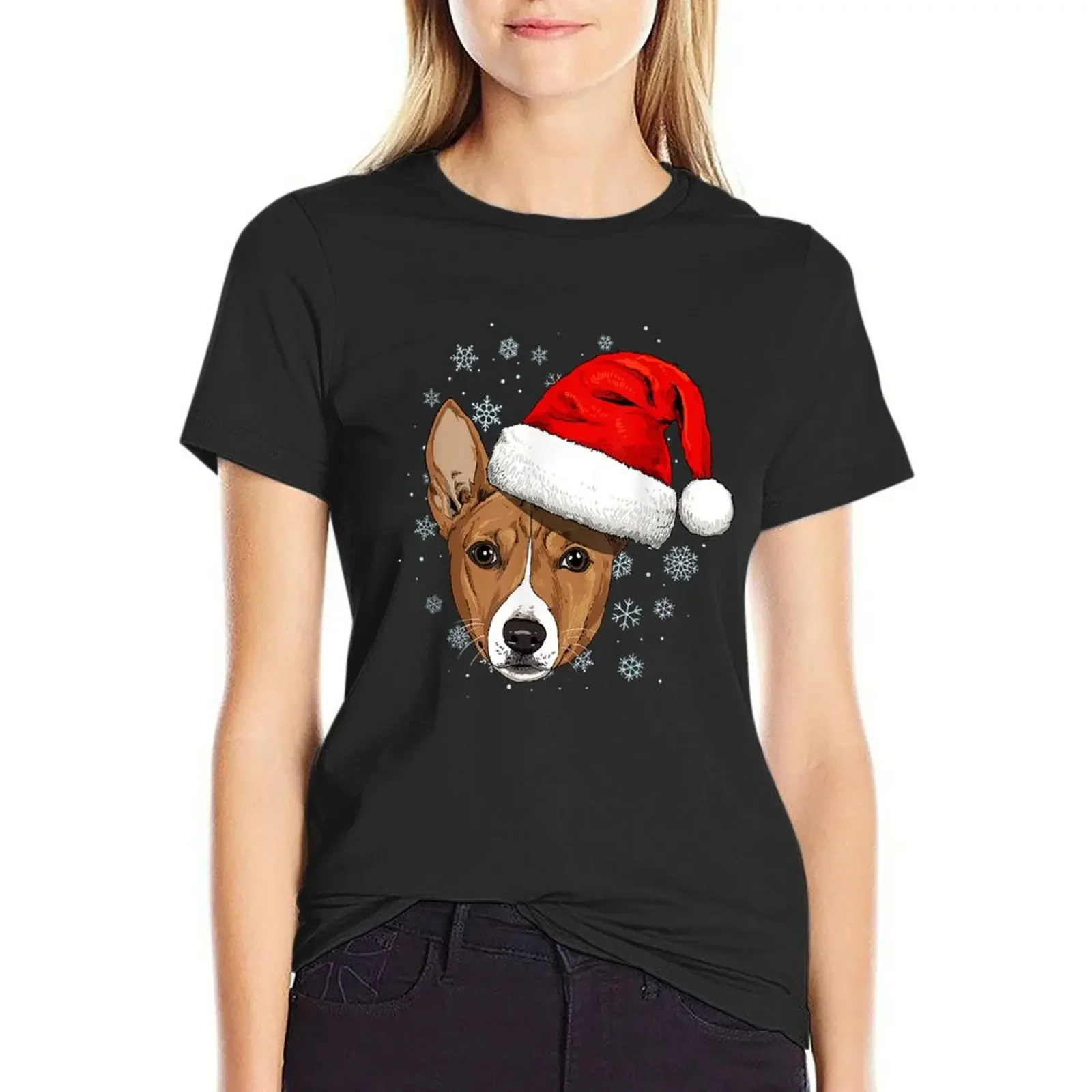 Basenji Christmas T-Shirt customs design your own plus sizes sports fans t shirts for Women graphic
Basenji Christmas T-Shirt customs design your own plus sizes sports fans t shirts for Women graphic
