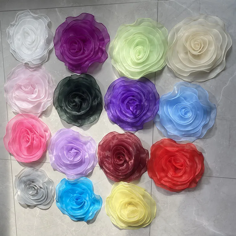 50pcs/lot 26CM Big Organza Lace Artificial Flowers DIY Decoration Accessories Dress Hat Brooch DIY Material
50pcs/lot 26CM Big Organza Lace Artificial Flowers DIY Decoration Accessories Dress Hat Brooch DIY Material