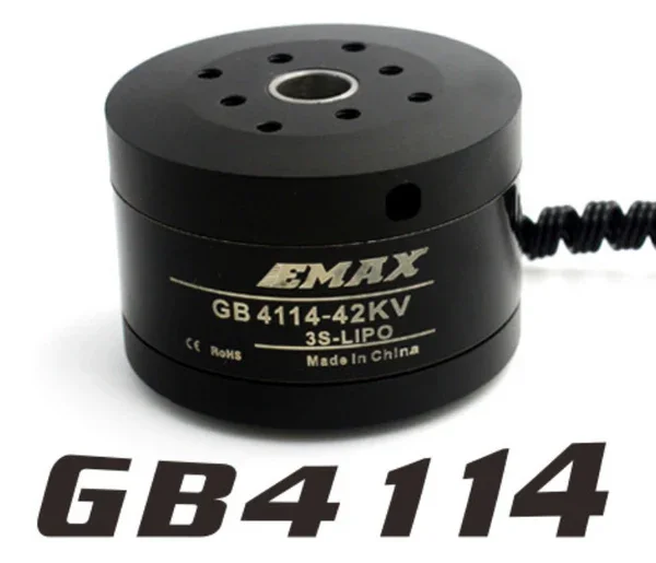 EMAX Original GB4114 Бесщеточный карданный двигатель с полым валом 42KV 85T Официальный
EMAX Original GB4114 Бесщеточный карданный двигатель с полым валом 42KV 85T Официальный