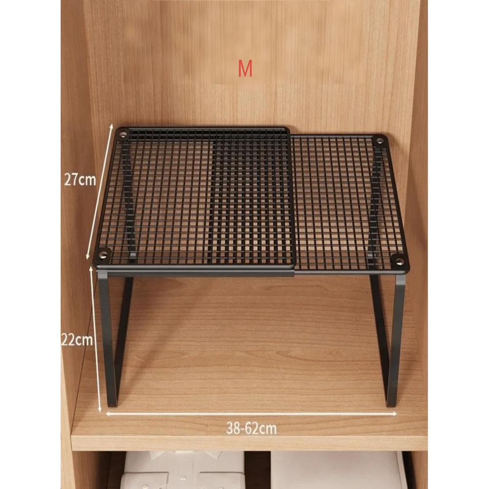 Adjustable Closet Organizer Heavy Duty Metal Closet Rack, Height Adjustable, Space Saving Vertical Storage Shelf For Clothes, S
Adjustable Closet Organizer Heavy Duty Metal Closet Rack, Height Adjustable, Space Saving Vertical Storage Shelf For Clothes, S