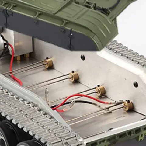 Henglong 1/16 T72 Tank 3939 Metal Chassis Tracks Wheel 360° Turret BB Infrared