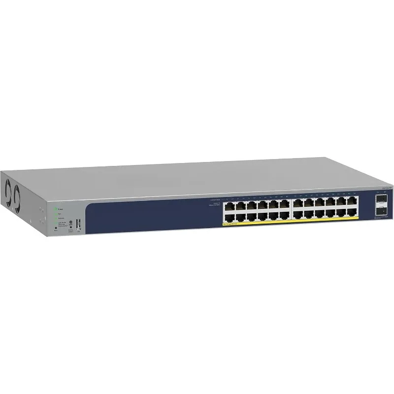 26-портовый интеллектуальный коммутатор PoE Gigabit Ethernet (GS724TP) — управляемый, 24 x 1G, 24 x PoE+ @ 190 Вт, 2 x 1G SFP, дополнительная внутренняя часть C
26-портовый интеллектуальный коммутатор PoE Gigabit Ethernet (GS724TP) — управляемый, 24 x 1G, 24 x PoE+ @ 190 Вт, 2 x 1G SFP, дополнительная внутренняя часть C