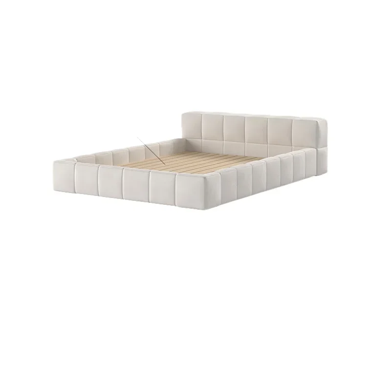 French Italian style, wabi-sabi wood double bed 1.51.8 meters easy to clean master bed
French Italian style, wabi-sabi wood double bed 1.51.8 meters easy to clean master bed