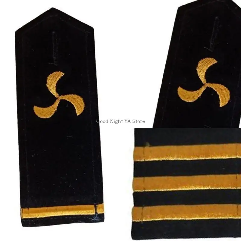 Costume Play Captain Stripes Embroidered Epaulettes Security Uniform Accessory
Costume Play Captain Stripes Embroidered Epaulettes Security Uniform Accessory