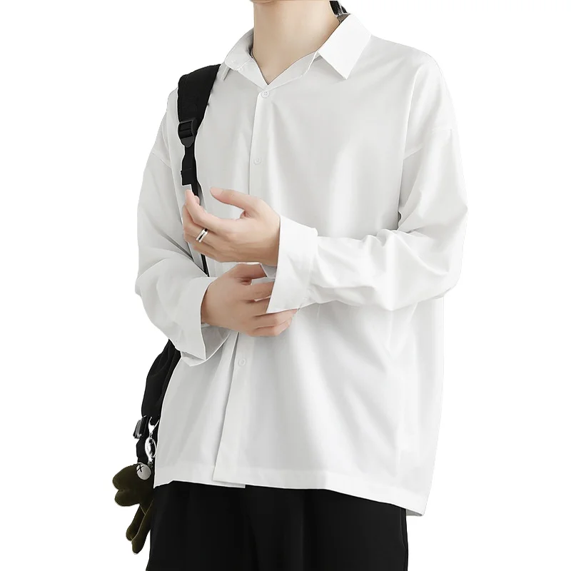 Men's Casual Long Sleeve Shirt Thin Lightweight Drapey Loose Fit Spring Autumn No Ironing Versatile Comfortable Luxury Shirt
Men's Casual Long Sleeve Shirt Thin Lightweight Drapey Loose Fit Spring Autumn No Ironing Versatile Comfortable Luxury Shirt