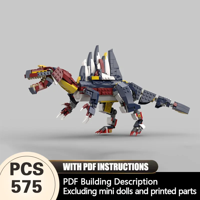 Creators Animal Series Model MOC Building Bricks Spinosaurus Aegyptiacus Modular Technology Gifts Holiday Assemble Children Toys
Creators Animal Series Model MOC Building Bricks Spinosaurus Aegyptiacus Modular Technology Gifts Holiday Assemble Children Toys