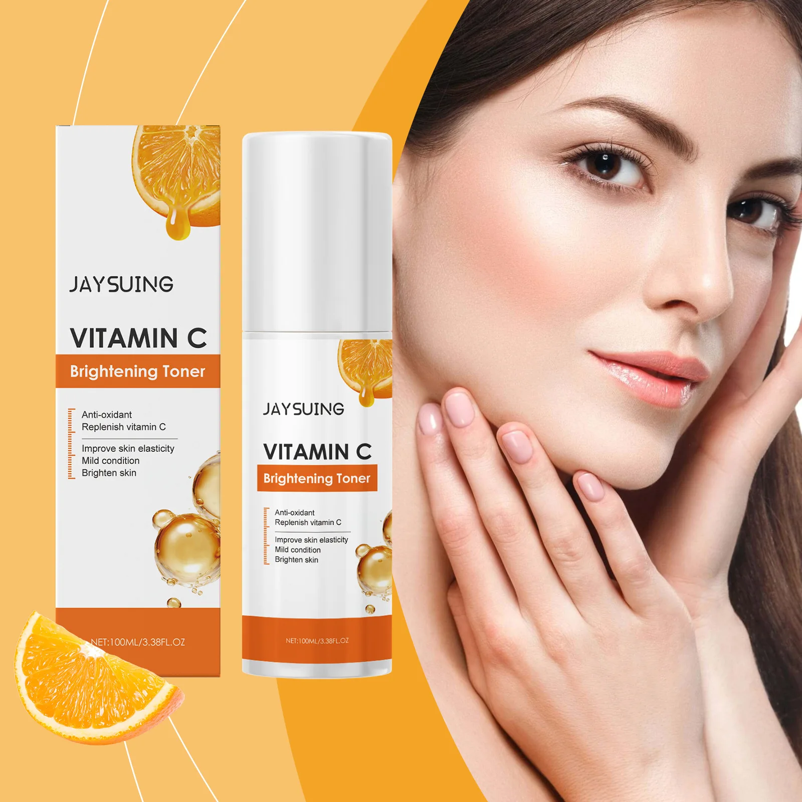 Jaysuing Vitamin C Toner, Nourishes Skin, Improves Dull Complexion, Refreshing and Non-sticky Whitening and Lightening Lines
Jaysuing Vitamin C Toner, Nourishes Skin, Improves Dull Complexion, Refreshing and Non-sticky Whitening and Lightening Lines
