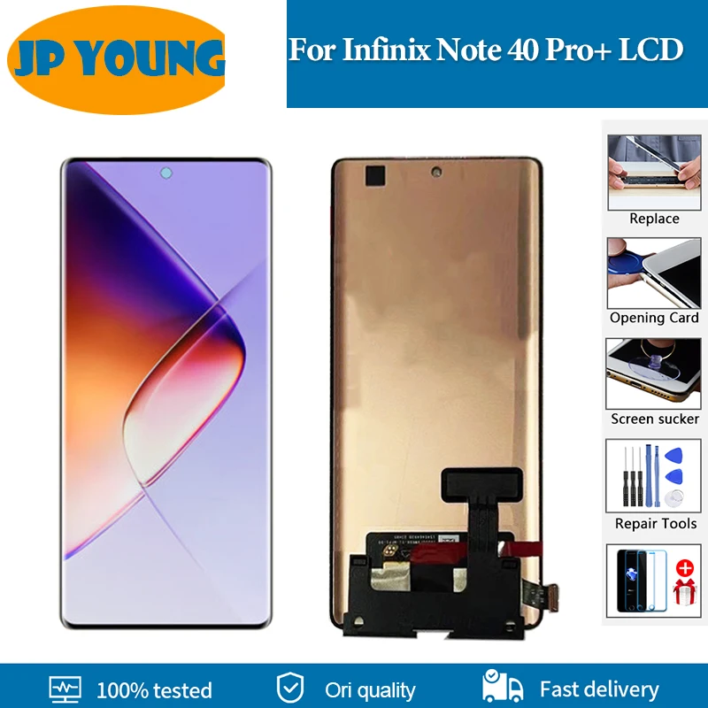 6,78 "AMOLED для Infinix Note 40 Pro + X6851B ЖК-дисплей с цифровым преобразователем сенсорного экрана в сборе для Infinix Note 40 Pro Plus Замена
6,78 "AMOLED для Infinix Note 40 Pro + X6851B ЖК-дисплей с цифровым преобразователем сенсорного экрана в сборе для Infinix Note 40 Pro Plus Замена