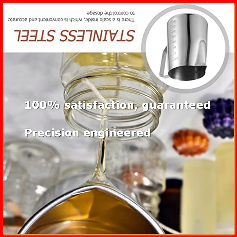Candle Making Pouring Pot Stainless Steel Wax Melting Measuring Cup Candle Soap Making Pitcher for DIYWax Lipstick 900Ml-A79M
Candle Making Pouring Pot Stainless Steel Wax Melting Measuring Cup Candle Soap Making Pitcher for DIYWax Lipstick 900Ml-A79M