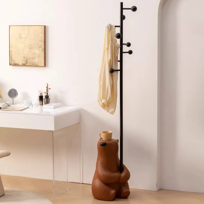 Nordic cream style coat rack floor-to-ceiling entrance cute cartoon stupid bear hanger
Nordic cream style coat rack floor-to-ceiling entrance cute cartoon stupid bear hanger