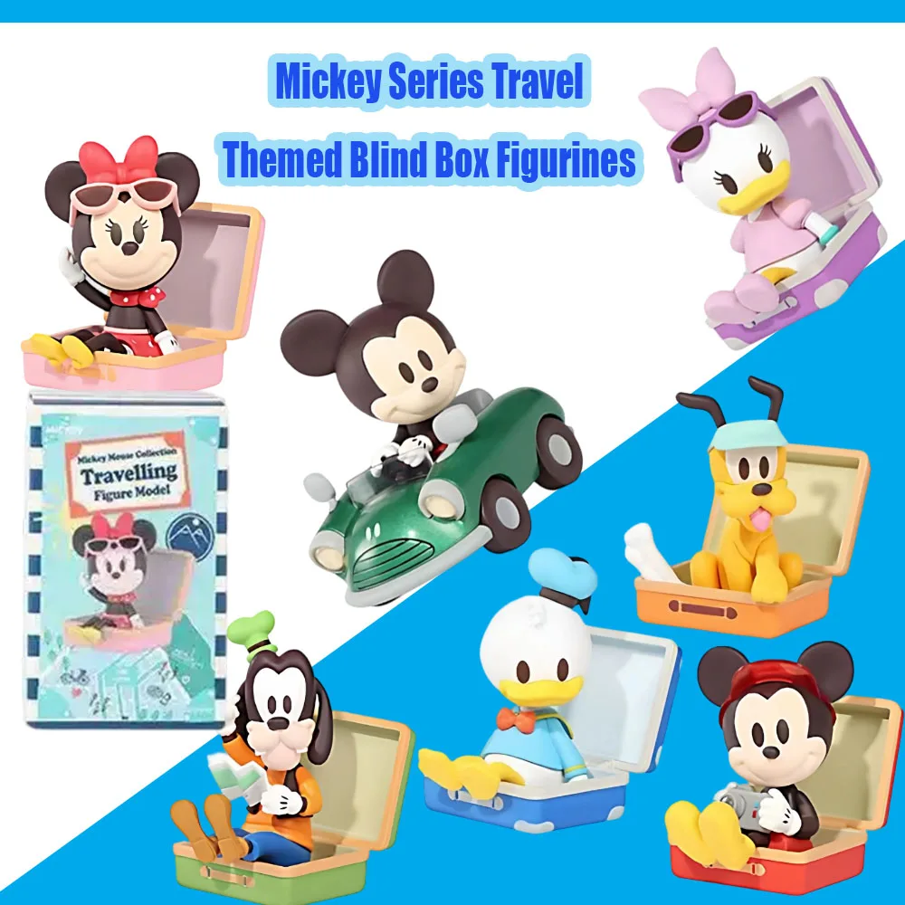 Mickey Friends Travel Series Blind Box Collectibles Donald Duck Anime Style Cute Figurines Desktop Ornaments Toys and Gifts
Mickey Friends Travel Series Blind Box Collectibles Donald Duck Anime Style Cute Figurines Desktop Ornaments Toys and Gifts