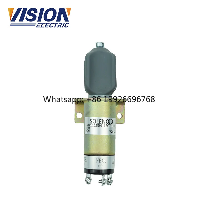 Diesel Engine Shutdown Solenoid Valve 1504-12C7U1B1 1504-24C7U1B1
Diesel Engine Shutdown Solenoid Valve 1504-12C7U1B1 1504-24C7U1B1