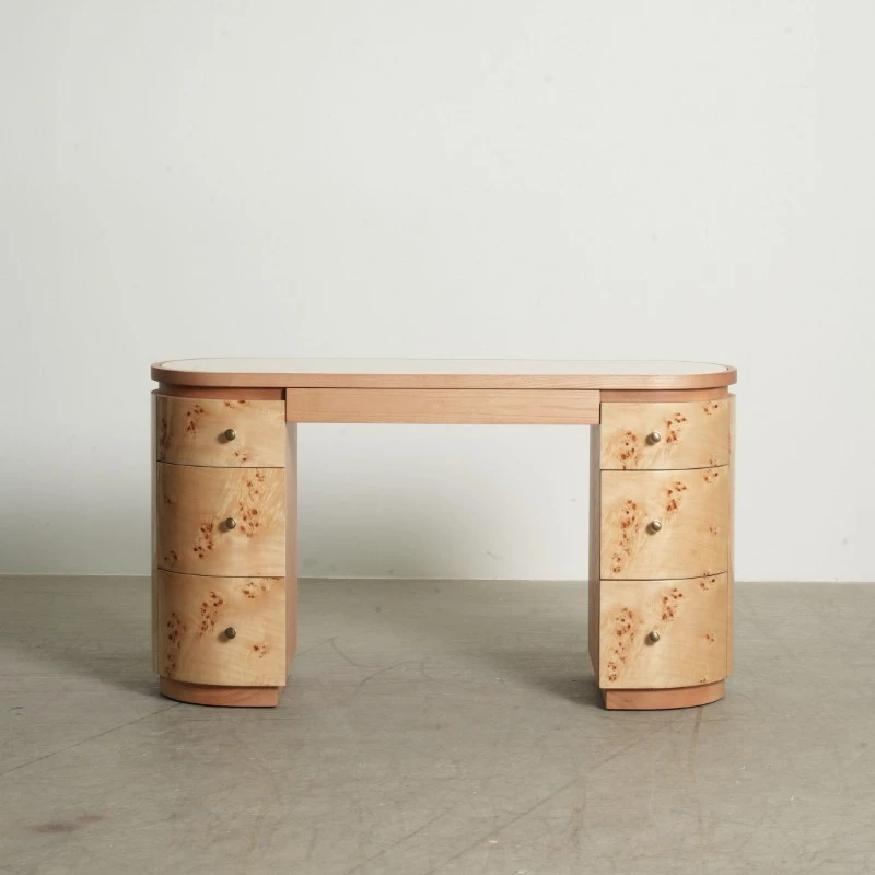 Retro art style rectangular table foot drawer removable solid wood table
Retro art style rectangular table foot drawer removable solid wood table
