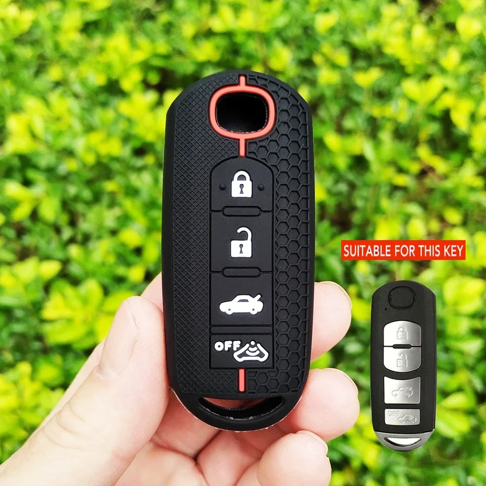 Silicone Key Cover Remote Fob Case Sleeve for MAZDA 2 3 5 6 CX-3 CX-5 CX-7 CX-9 2013 2015 2016 2017 2018 2019 Car Accessories
Silicone Key Cover Remote Fob Case Sleeve for MAZDA 2 3 5 6 CX-3 CX-5 CX-7 CX-9 2013 2015 2016 2017 2018 2019 Car Accessories