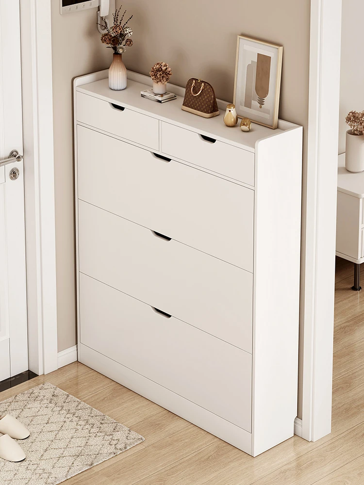 Shoe cabinet Home entrance Tipping bucket Entrance cabinet Simple space-saving rental house Balcony Ultra-thin shoe rack
Shoe cabinet Home entrance Tipping bucket Entrance cabinet Simple space-saving rental house Balcony Ultra-thin shoe rack