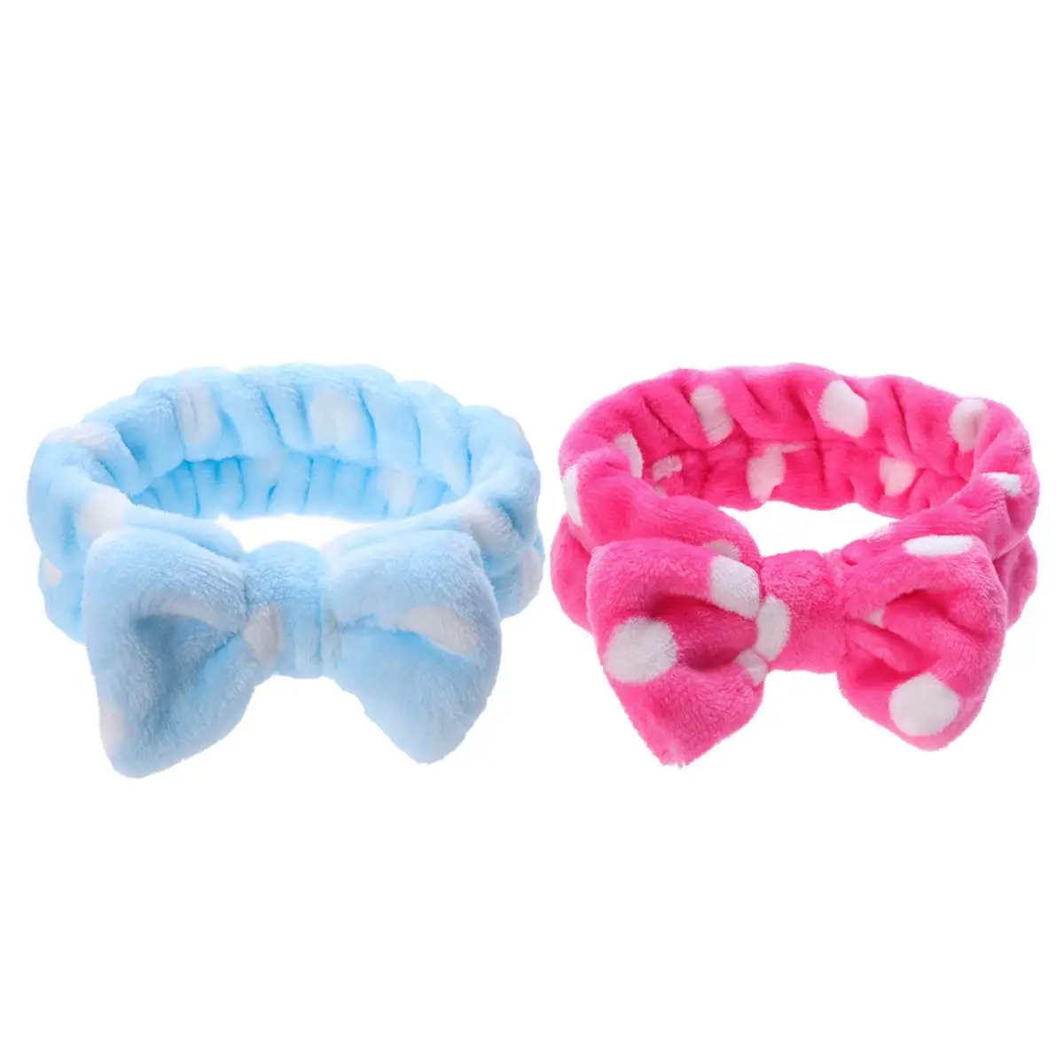 2Pcs Dot Headband for Make Up Headbands Washing Face Makeup Hair Band with Bowknot Blue Rosy Headband Women Men
2Pcs Dot Headband for Make Up Headbands Washing Face Makeup Hair Band with Bowknot Blue Rosy Headband Women Men