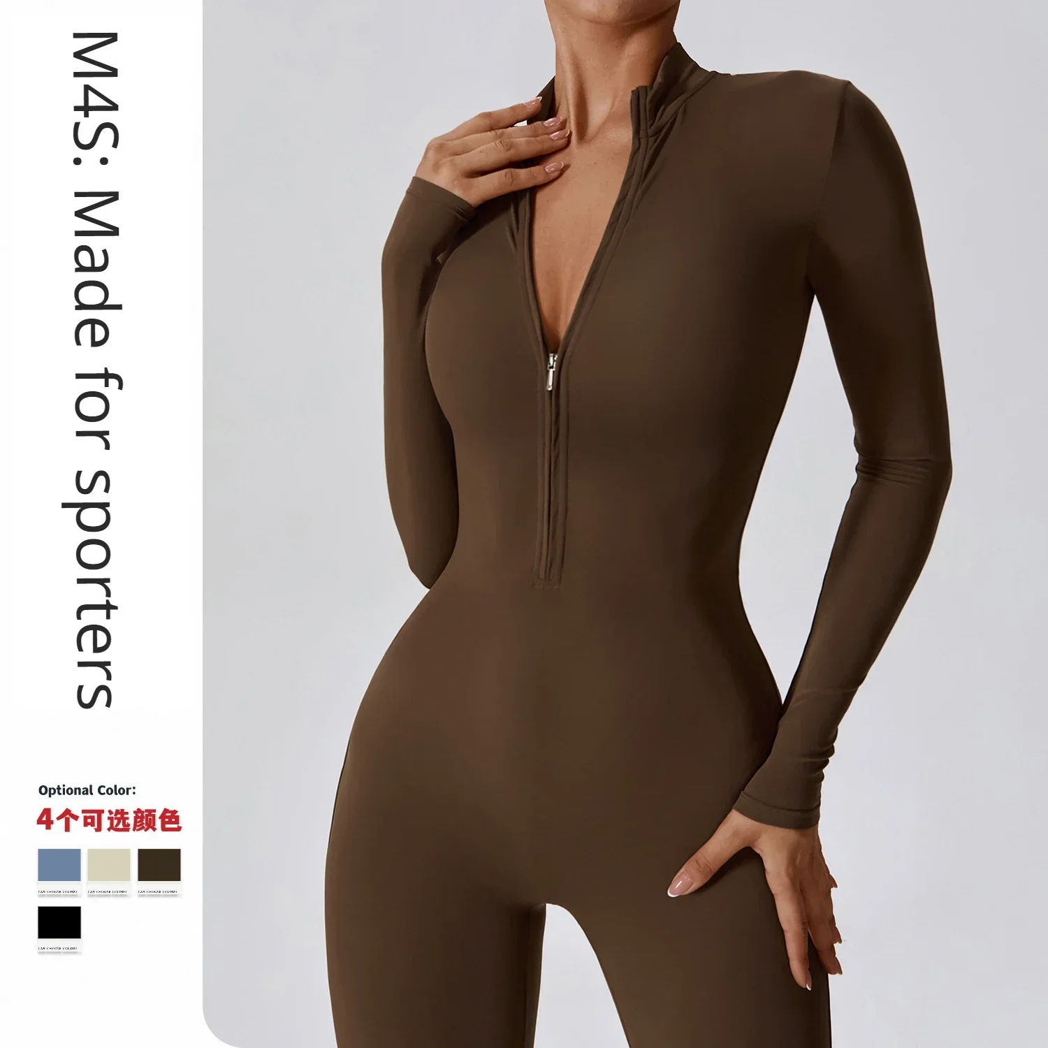 1pc Zipper Jumpsuit Gym Workout Clothes for Women Sportswear Yoga Set Fitness Habit Female Sport Suit Outfit Coverall Bodysuit
1pc Zipper Jumpsuit Gym Workout Clothes for Women Sportswear Yoga Set Fitness Habit Female Sport Suit Outfit Coverall Bodysuit