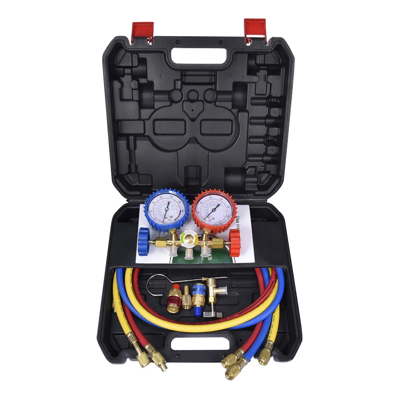R134A AC Gauges, Freon Gauges, Works on Car Auto Freon Charging and Evacuation
R134A AC Gauges, Freon Gauges, Works on Car Auto Freon Charging and Evacuation