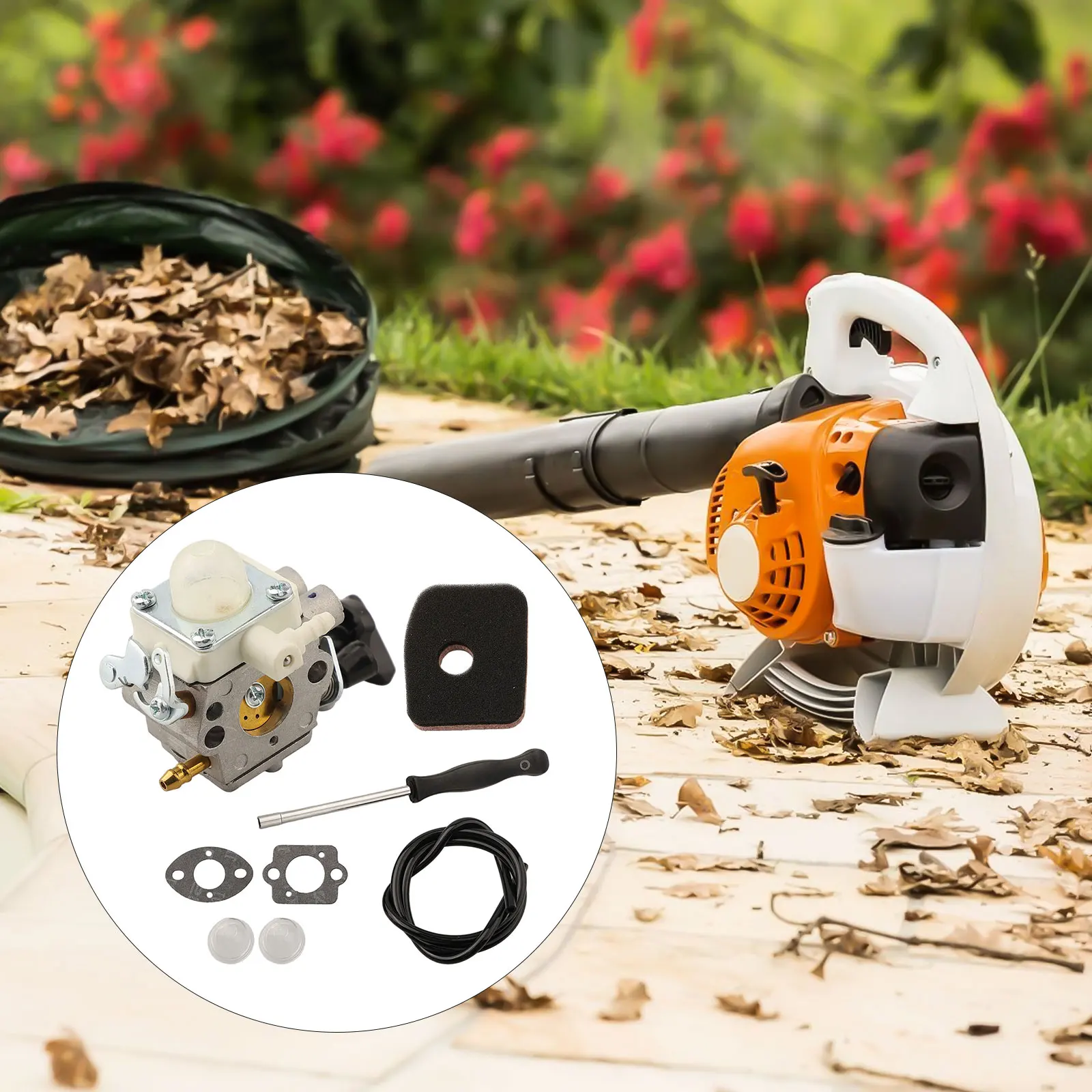 Efficient Carburetor Kit for BG56 and BG56C Leaf Blowers Features Easy Installation Components Including Gaskets
Efficient Carburetor Kit for BG56 and BG56C Leaf Blowers Features Easy Installation Components Including Gaskets