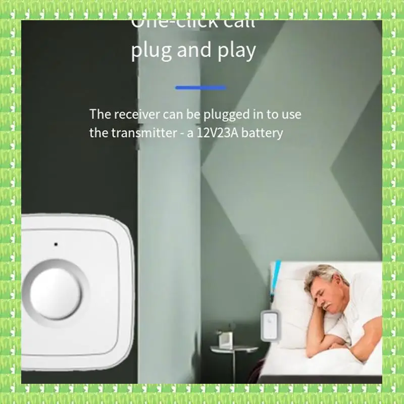 Call Button Pager Pager Wireless 5 Gear Wireless Door Bells 300M For /Elderly/Patient/Disabled/Pregnant Woman Durable US Plug
Call Button Pager Pager Wireless 5 Gear Wireless Door Bells 300M For /Elderly/Patient/Disabled/Pregnant Woman Durable US Plug